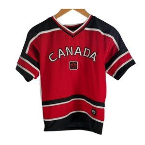 Canada Team Hockey Jersey Shirt 14/16 Sports Gear Youth Teepee Sports Athletic